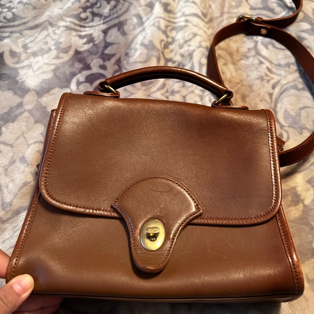 Kirklands Classic Brown Crossbody Bag
